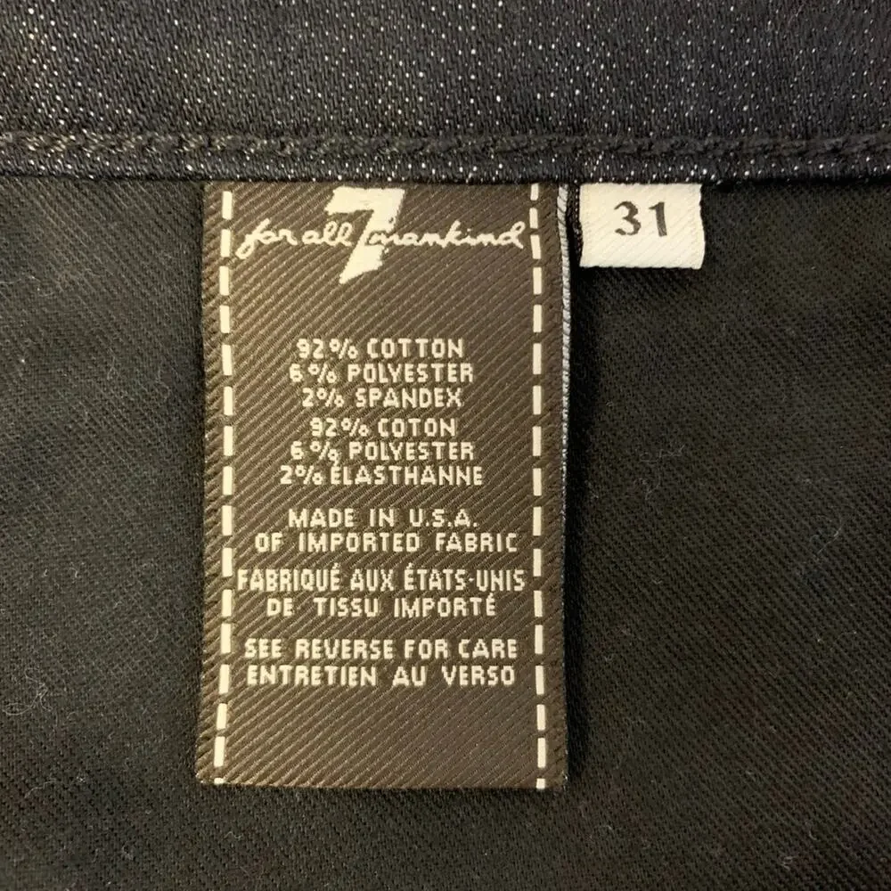 7 For All Mankind Straight Leg EUC
